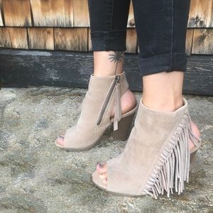Fringed High Heels
